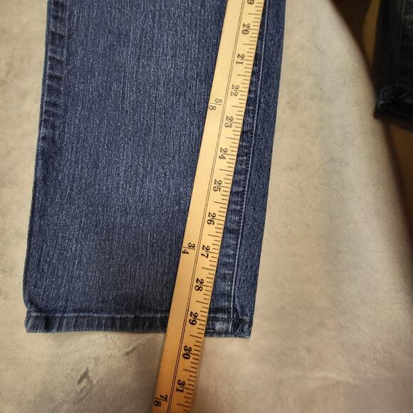 Old Navy Jeans Womens 18 Regular Blue The Diva Straight Leg Stretch Denim - Picture 6 of 10